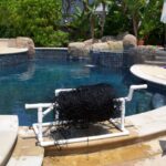 Safety Net Storage Roller with net rolled onto roller