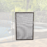 Pool Fence Gate Frame for a Self-Closing Gated Entry