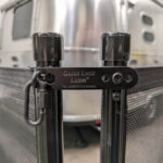 Quick Lock Latch Kit installed on Black fence corner