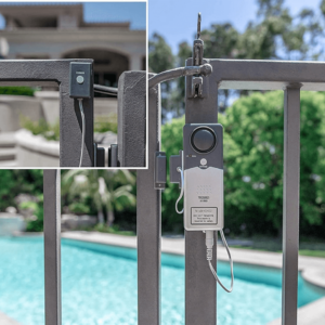 Techko S189 Alarm - Installed on Gate Techko Ultra Slim Safety and Entry Alarm | S189 - Installed on a Gate