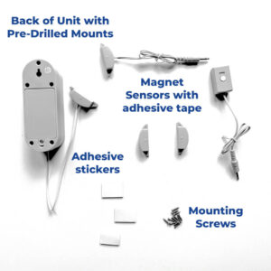 Pool Alarm Components - Labeled