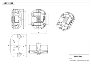 AlfaHinge by Safetech Product Dimensions