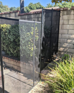 Step Pole Black w/ Wall Attachment