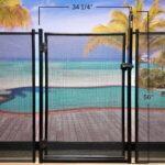 U-Safe Gate with Measurements attached to fence