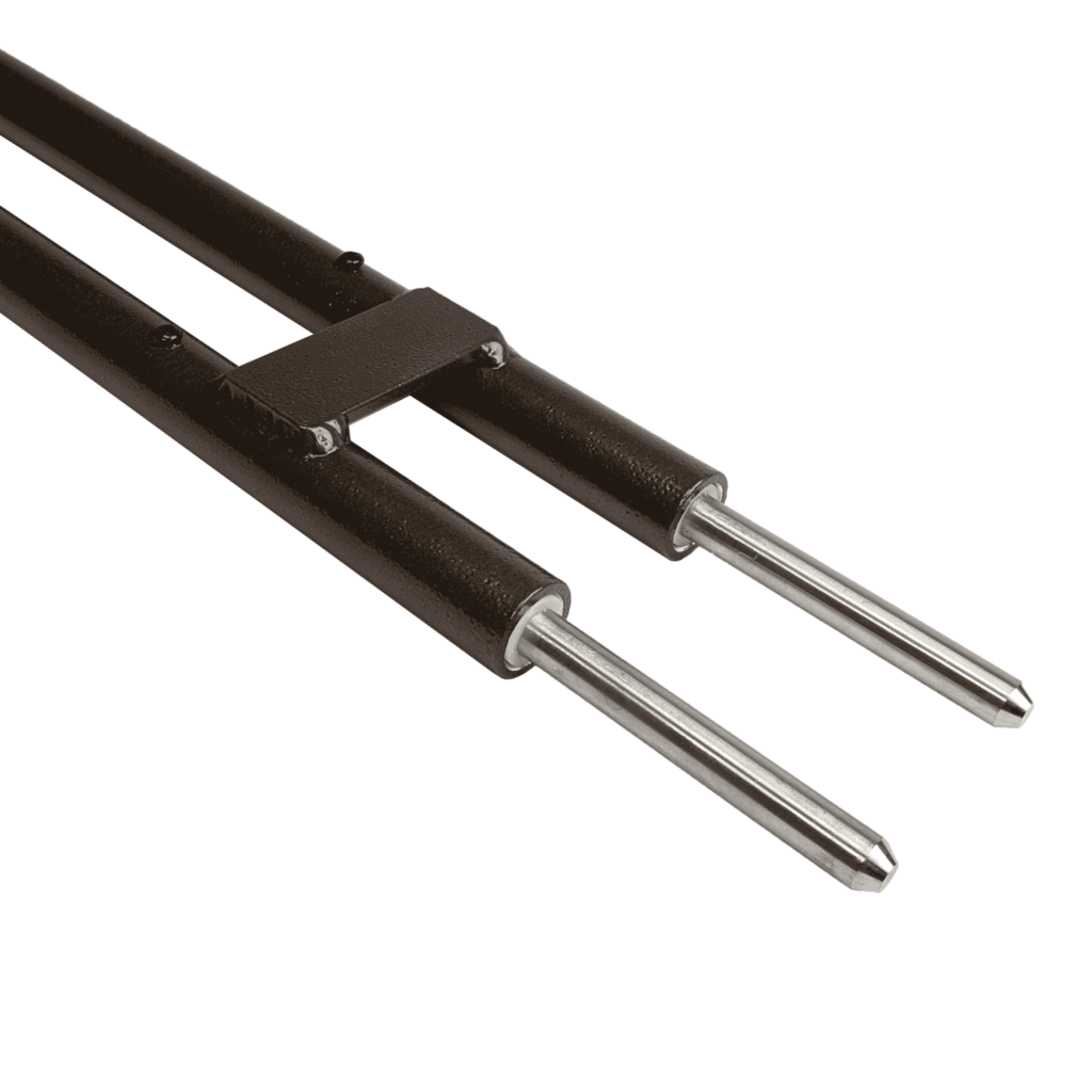 Ultra Brown Gate Post Double Round - Peg Pole Bottom
