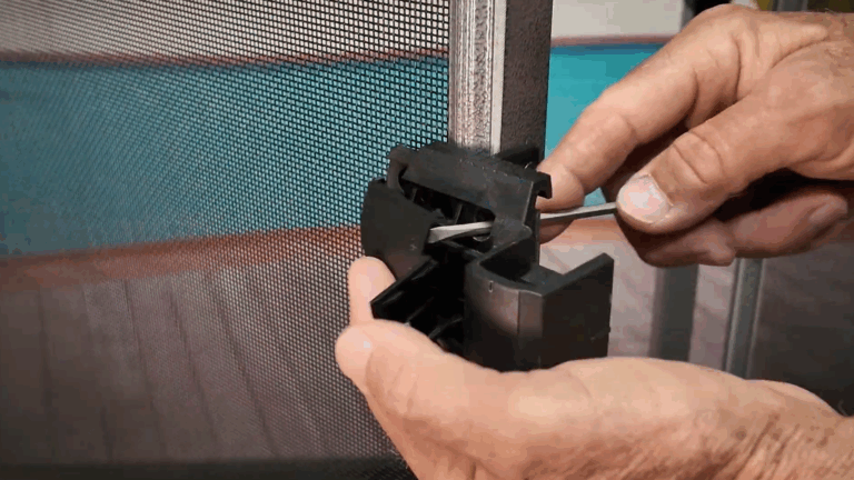 Installer pushing cover off
