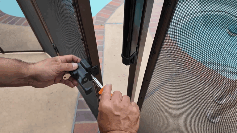 Installer adjusts TriLatch striker body
