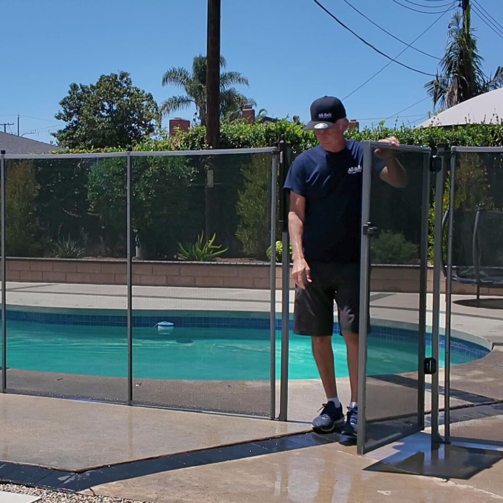 Gated Entries for quick and easy access to the pool.