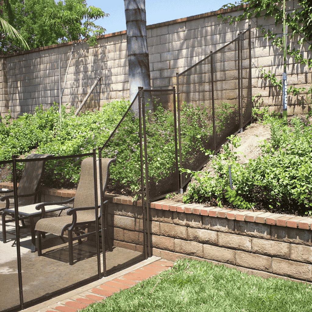 Pool Fences can be installed on Slopes & Elevation Changes