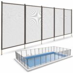 Hampton Brown Peg Pool Fence