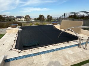 Black Leaf Cover on Spa