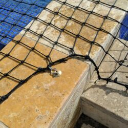 Pear Loop Clip attached to Threaded Brass Anchor