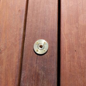 Threaded Brass Anchor for Wood Deck Installation of Safety Nets