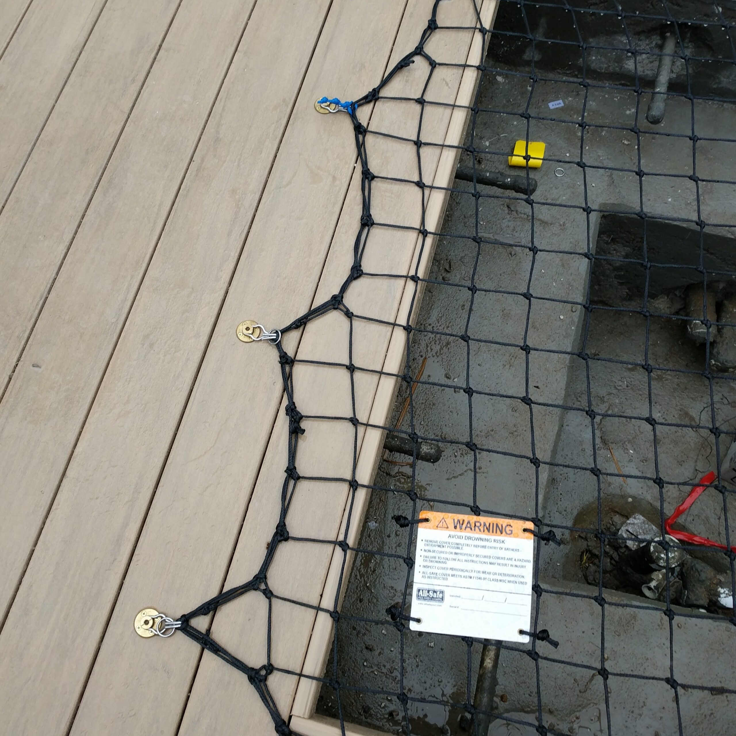 Threaded Brass Anchor - Installation on Wood Deck