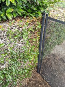 Installed Round Terminating Post Installed