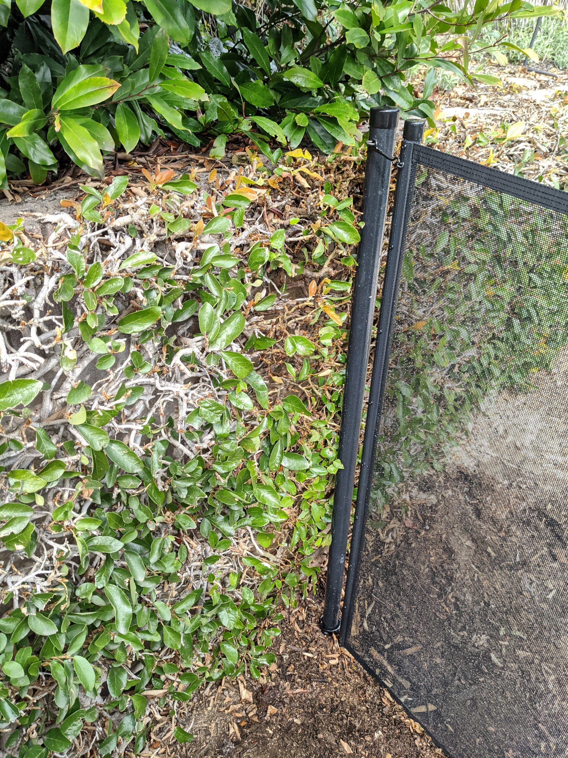 Installed Round Terminating Post Installed
