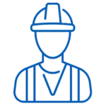 blue outline installer