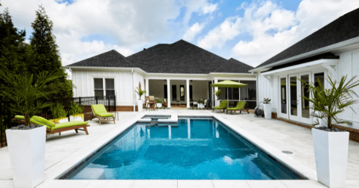 residential home with swimming pool