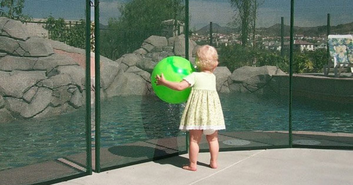 a pool fence for babies
